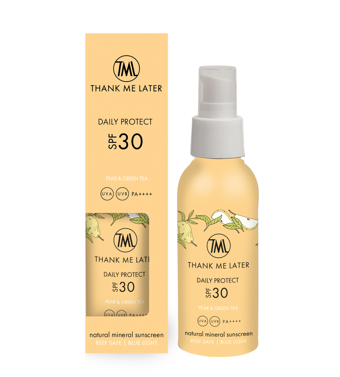 Peer & Groene Thee Minerale Zonnebrandcrème