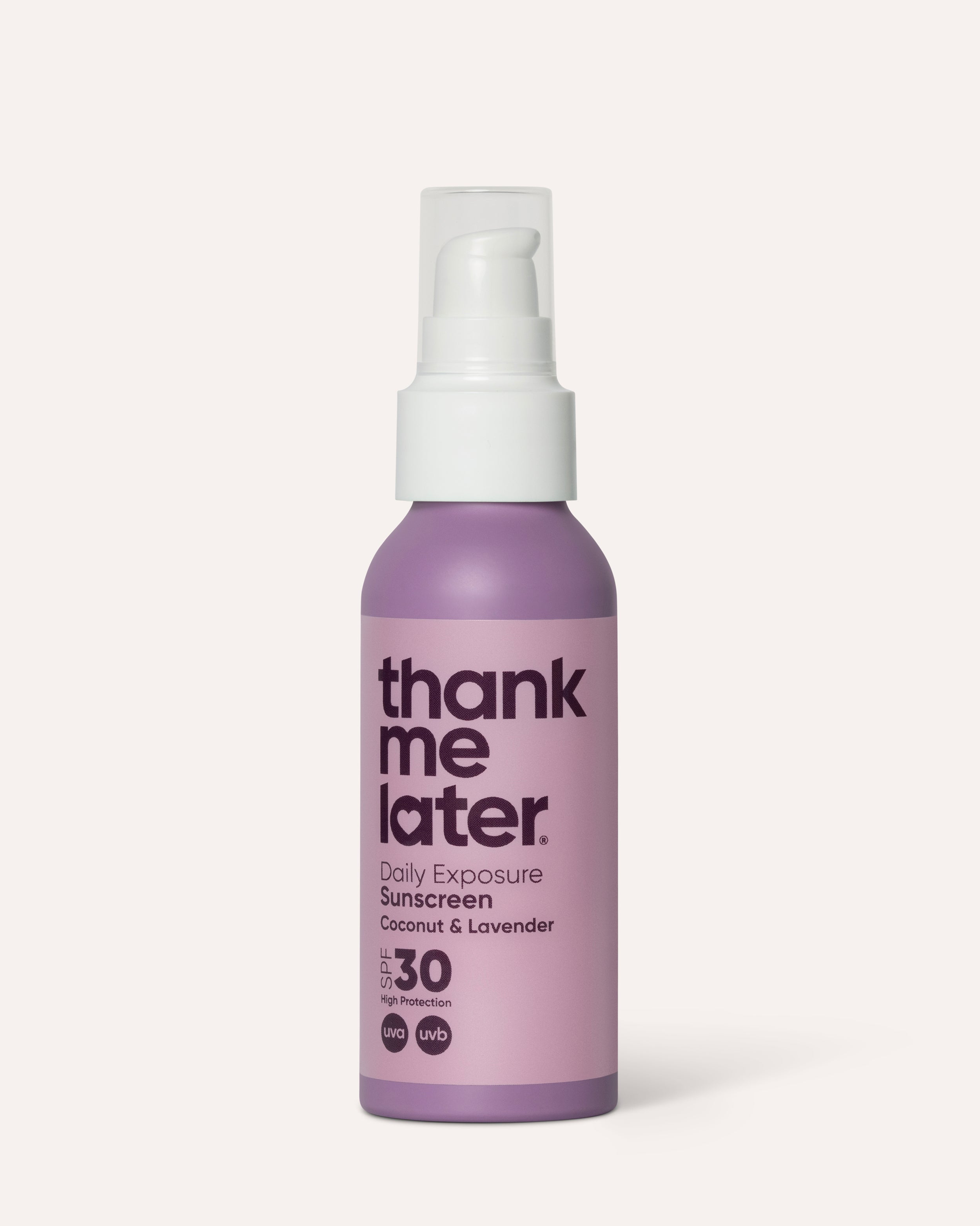 Daily Exposure Sunscreen Lavender & Coconut | Nourishing SPF
