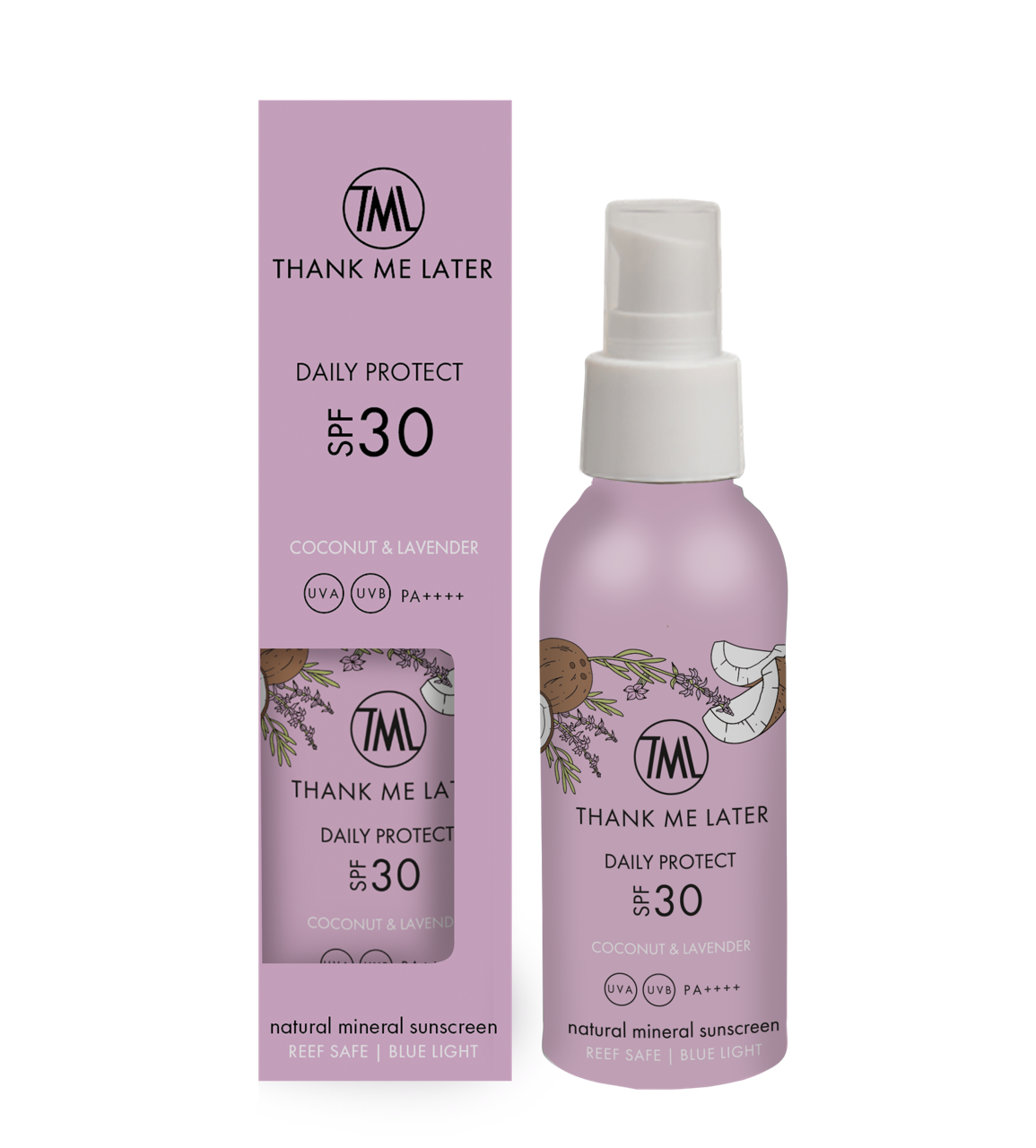 Kokos & Lavendel Minerale Zonnebrandcrème 